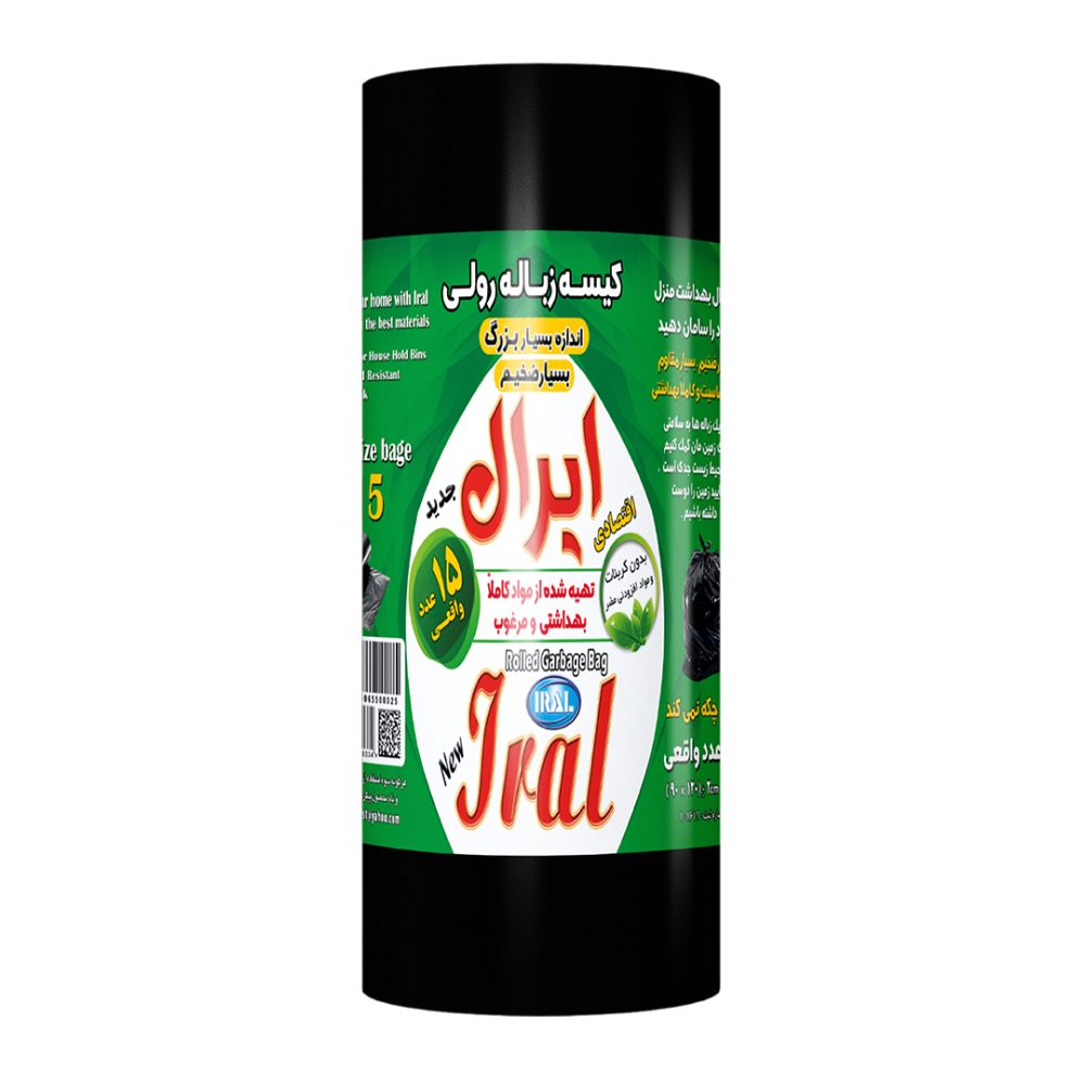 کیسه زباله رول ایرال 15
